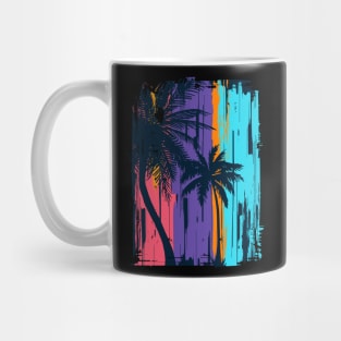 Colorful Beach Sunset Summer Design Mug